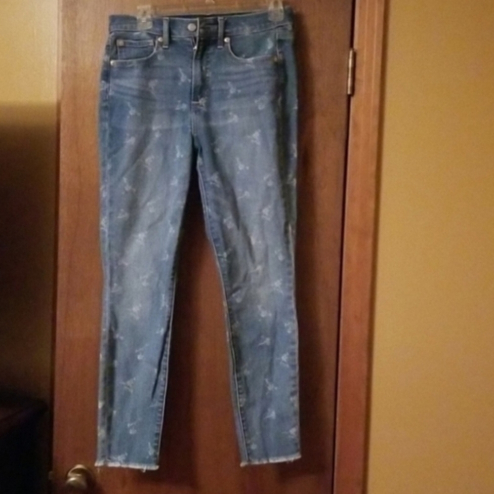 GAP Light Blue Distressed Skinny Jeans